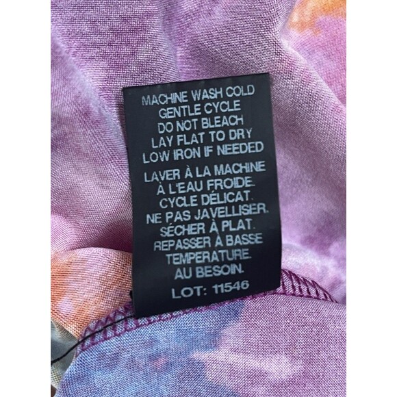 Pure Essence Tunic Top Size XL Soft Knit Multicolor Art To Wear Artsy Mod - Picture 12 of 13